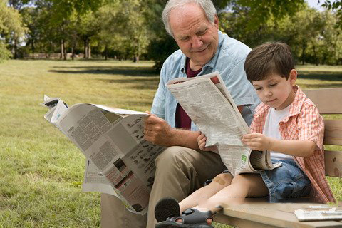 梦见读报纸 看报