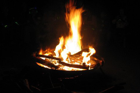 梦见登高遥望远处的火焰