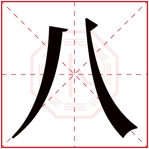 八字五行属什么 八字在康熙字典里多少画 