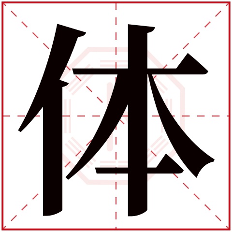 体字五行属什么 体字在康熙字典里多少画 