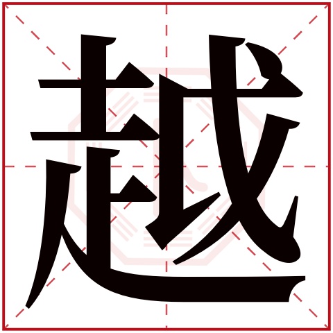 越字五行属什么 越字在康熙字典里多少画 