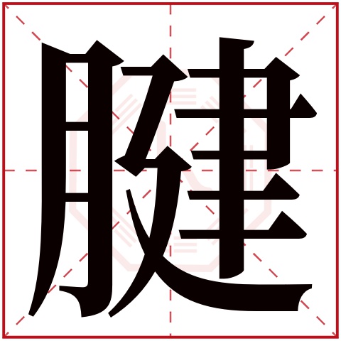 腱字五行属什么 腱字在康熙字典里多少画 