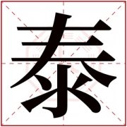 属火男孩取名带泰字 吉利名字怎么用泰字搭配 
